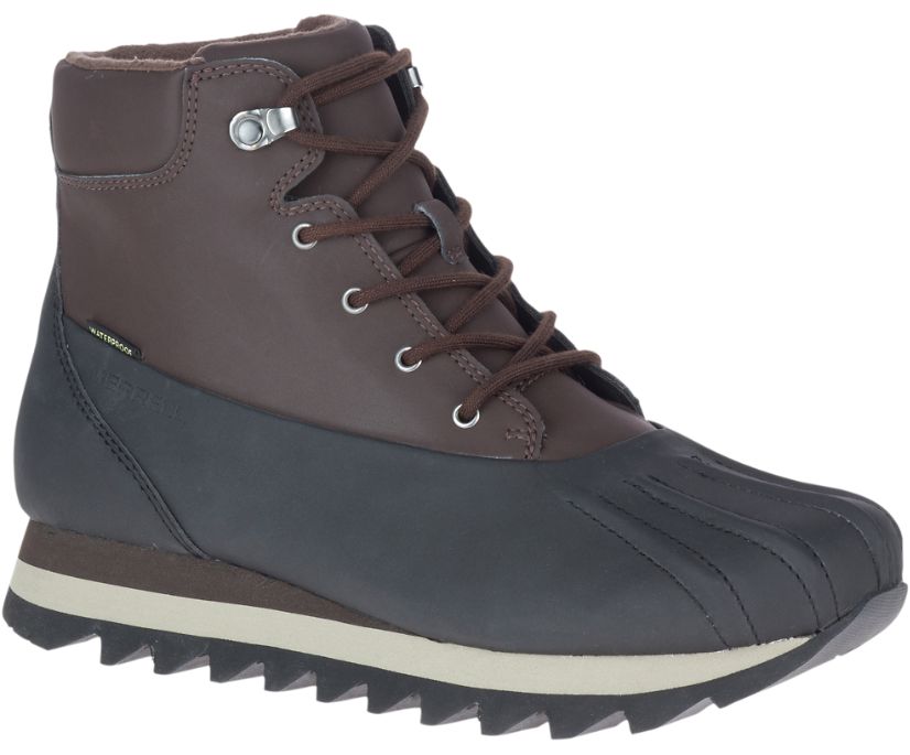 Buty Merrell Alpine Brevig Polar Wasserdicht - Buty Trekkingowe Męskie Merrell - Kawa [LBZPE-5186]